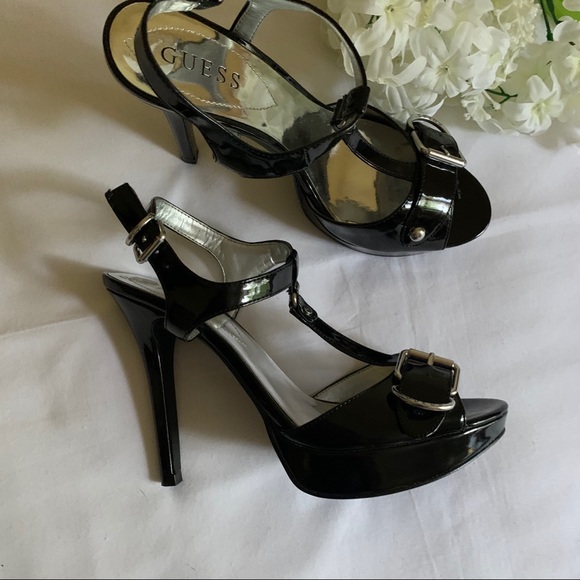 Guess Shoes - NWOT ~ GUESS Black Patent Heels